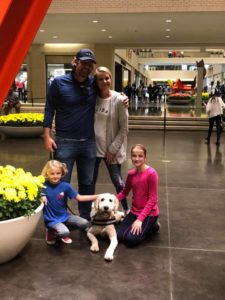 Autism Assistance Dog with family